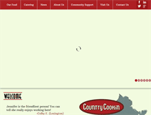 Tablet Screenshot of countrycookin.com